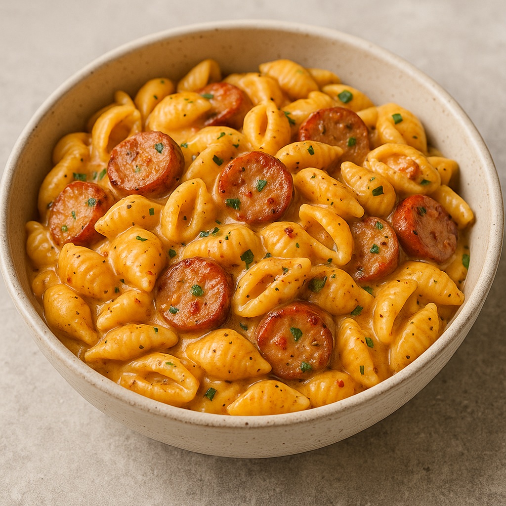 Jalapeno Cheddar Sausage Pasta